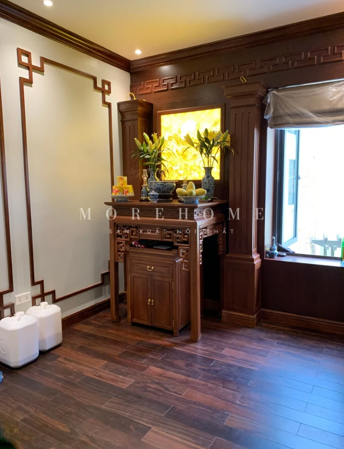 Ảnh hưởng của bàn thờ đến thẩm mỹ tổng thể